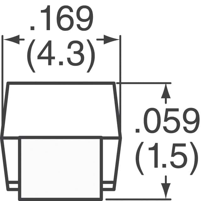 T520W476M016ATE045 KEMET  Condensateurs au tantale